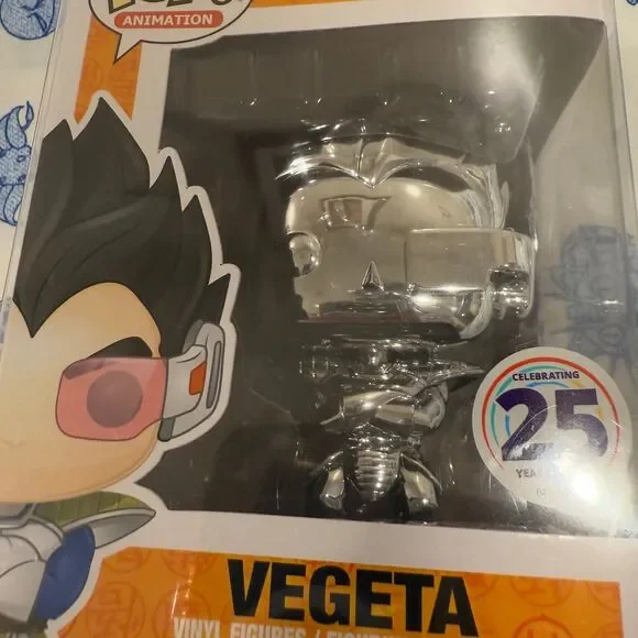 Funko Pop Dragon Ball Z Silver Chrome Vegeta #10